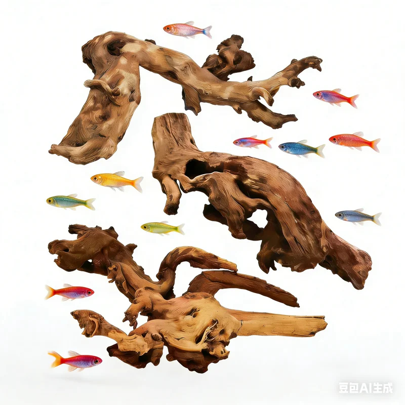 Marine Aquarium All In One - 天然流木 水槽装飾 魚タンク造園飾り 沈没木 木の幹 5-40cm