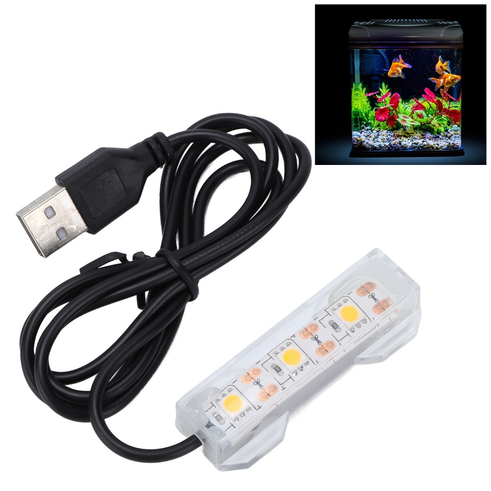 Aquarium Marine Lights - 装飾照明 USB 水槽ライト 多色プラスチック水槽 LED ライト