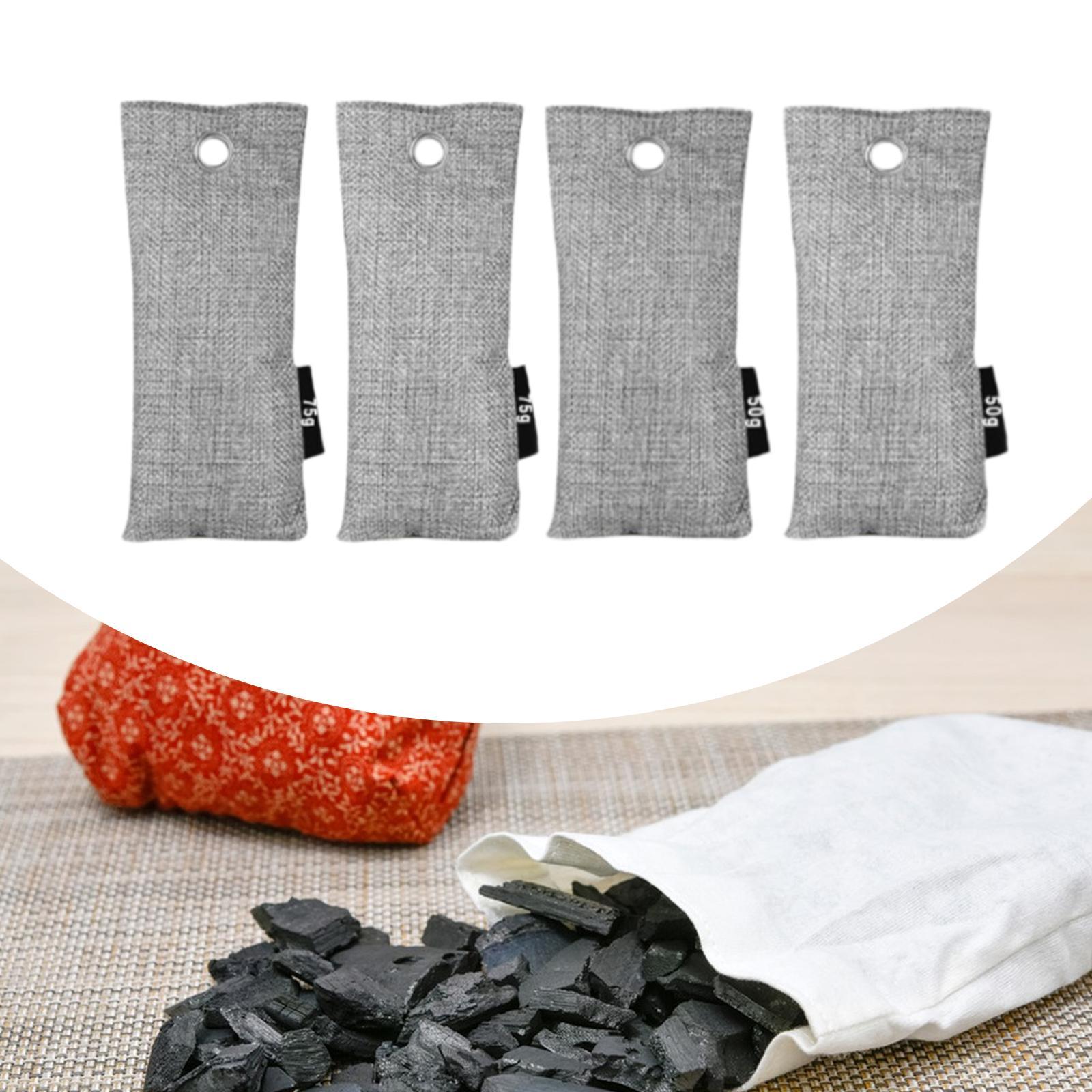 4個入り靴用消臭剤セット 臭い吸収剤 活性竹炭 - Activated Carbon Bag のレビューと価格