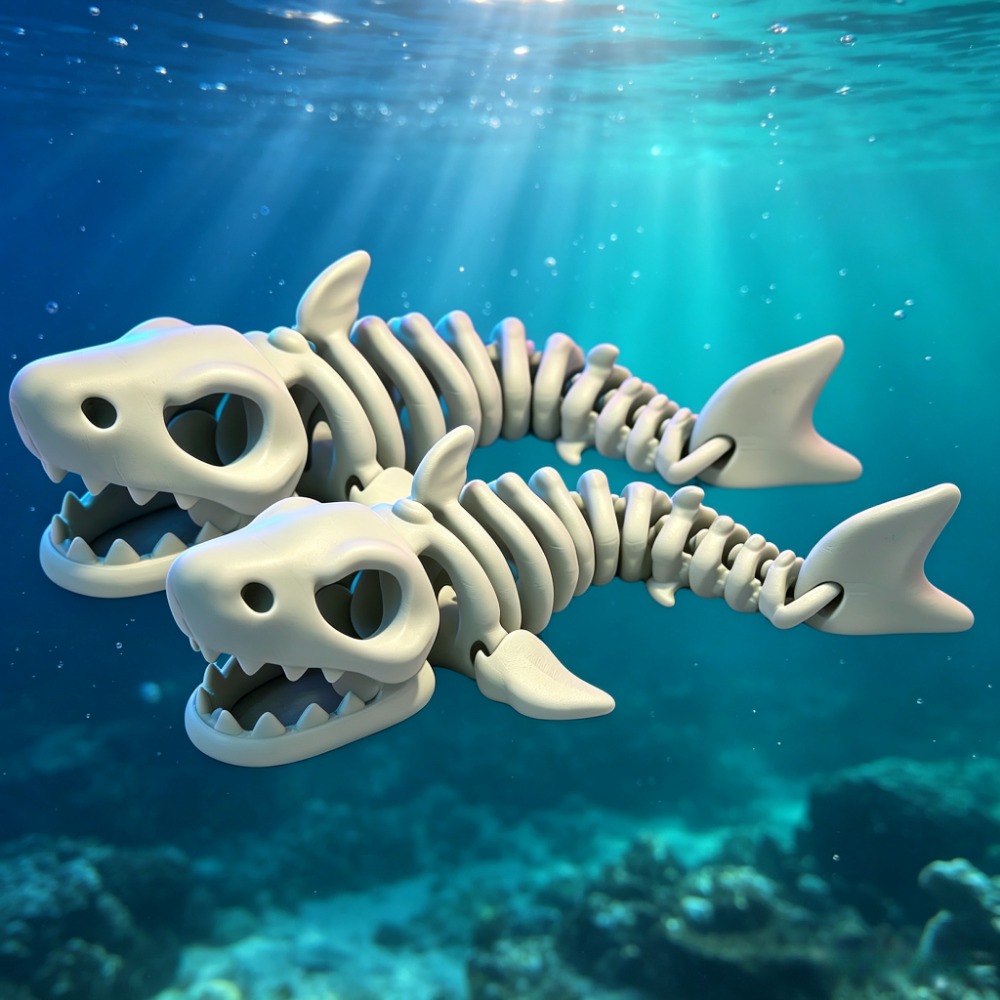 サメの骨格水槽装飾品、可動式オーナメント、爬虫類、魚タンクの - Marine Aquarium All In One のレビューと価格