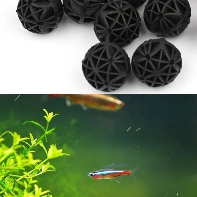 50個入り 16mm アクアリウム用バイオフィルターボール  - Aquarium Marine Tank のレビューと価格