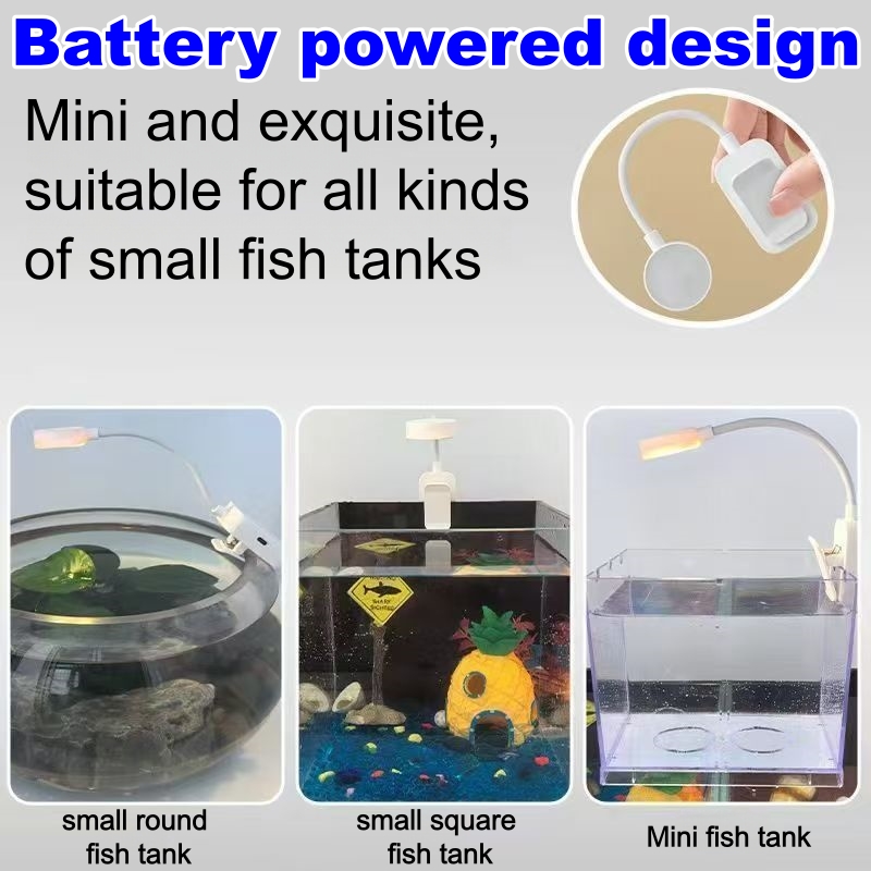 LED水槽ライト クリップ式 魚タンクライト 360 °   - Aquarium Marine Lights のレビューと価格