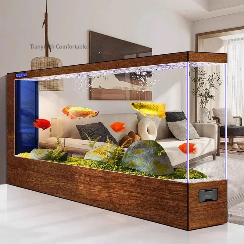 超大型透明高級水槽 オリジナリティデザインを高く評価 長い床 - Marine Aquarium All In One のレビューと価格