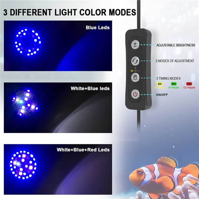 30 ワット水族館の水槽海水海水マリンサンゴ礁 LED と植 - Aquarium Marine Lights のレビューと価格
