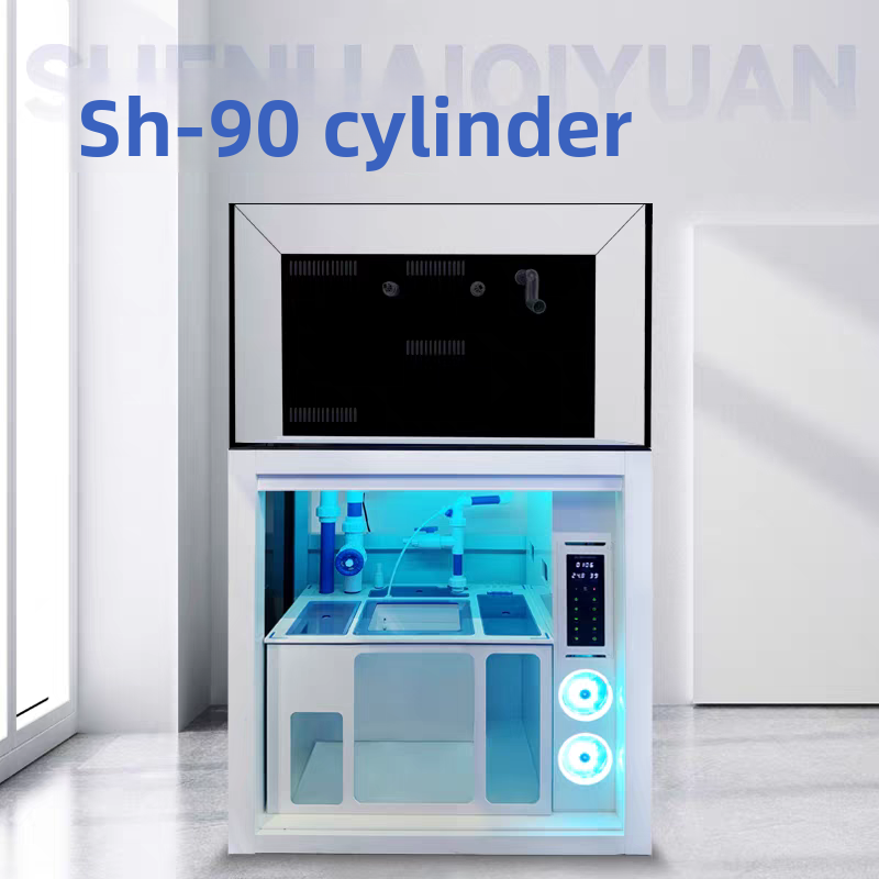 高級超白ガラス製海水水槽 底面フィルターキャビネット付き - - Marine Aquarium All In One のレビューと価格