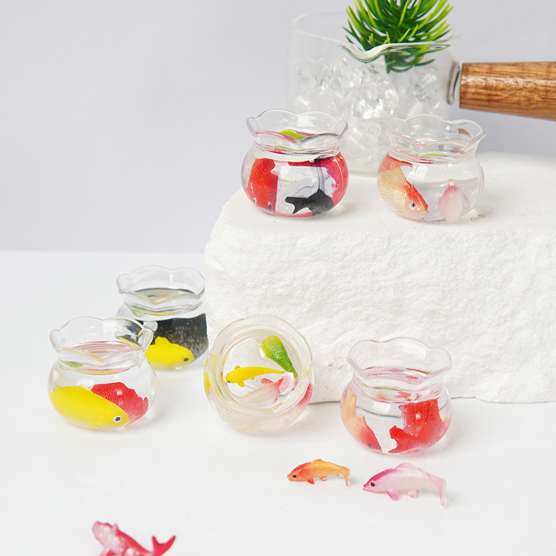 模擬プラスチック透明ミニレース花瓶モデルおもちゃの家ミニ家具 - Marine Aquarium All In One のレビューと価格