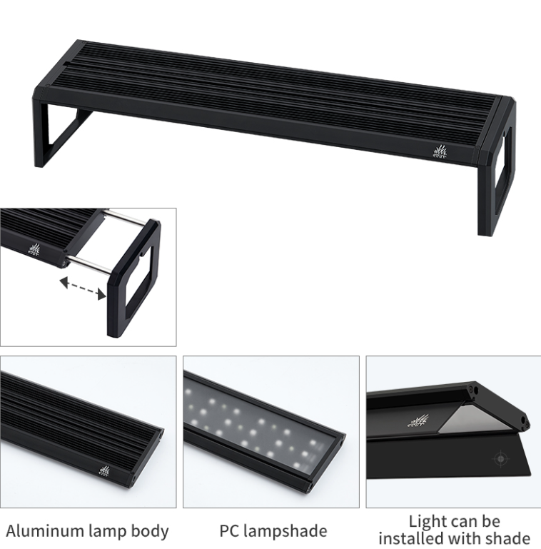 ウィークアクアMシリーズRGB UV LED水槽ライト、調整 - Aquarium Marine Lights のレビューと価格