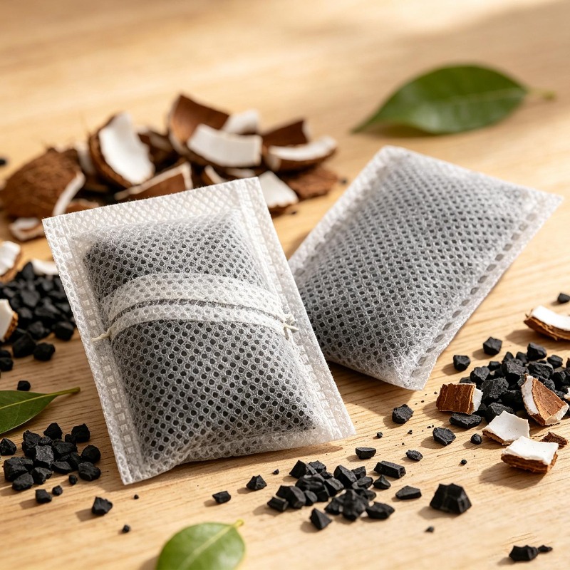 5/50x 活性炭バッグ天然ココナッツ炭芳香剤消臭剤吸湿剤冷 - Activated Carbon Bag のレビューと価格
