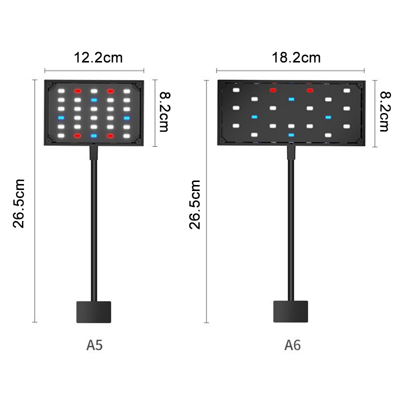 水族館 USB LED ライトフルスペクトル水生植物成長ラン - Aquarium Marine Lights のレビューと価格