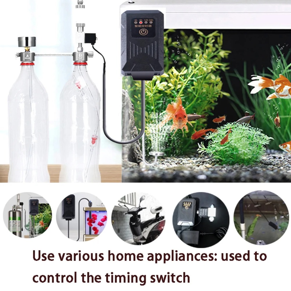 4 スピードサイクル水族館タイマー安定した黒 LED 調光コ - Aquarium Marine Lights のレビューと価格