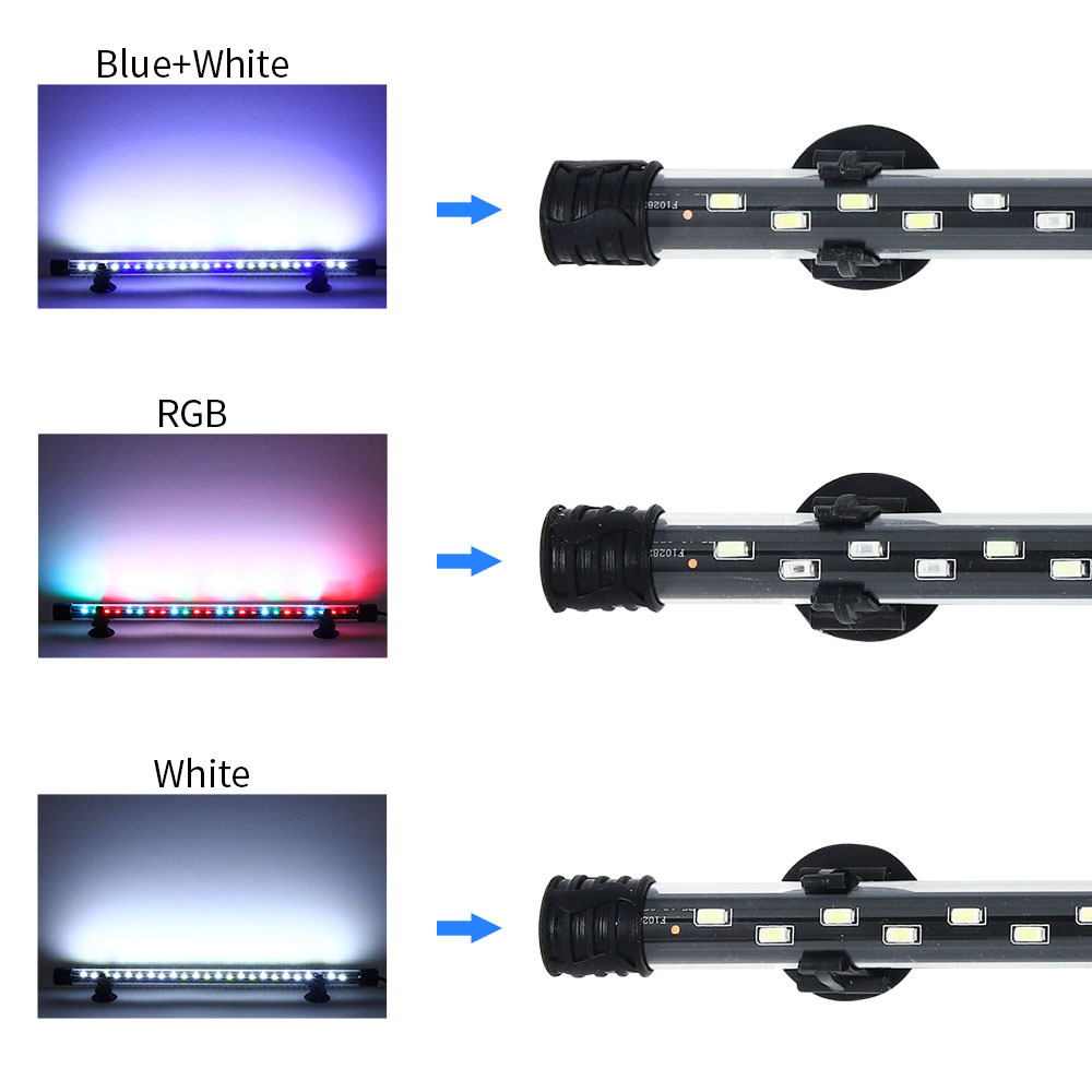 90-260V 水族館ライト LED 防水水槽クリップライト - Aquarium Marine Lights のレビューと価格