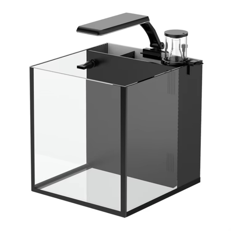 テーブル型湾曲海水魚水槽、リビングルーム、寝室、オフィス用照 - Marine Aquarium All In One のレビューと価格